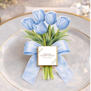 Segnaposti Tulipani Personalizzati per il tuo evento! 15x9 cm (MINIMO 20PZ)