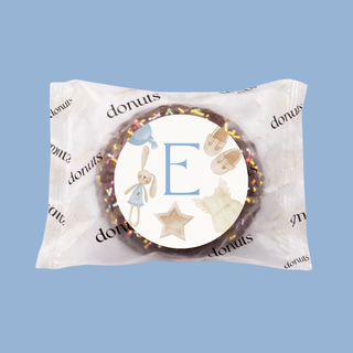 Donuts Incartate Personalizzati con iniziali (MINIMO 18PZ)