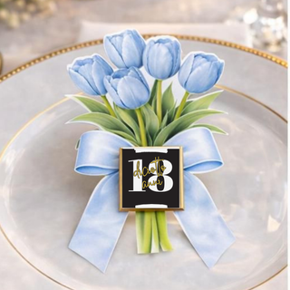 Segnaposti Tulipani Personalizzati per il tuo evento! 15x9 cm (MINIMO 20PZ)