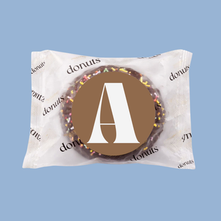 Donuts Incartate Personalizzati con iniziali (MINIMO 18PZ)