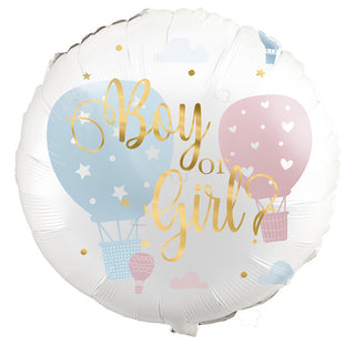 Pallone Mylar Gender Reveal 45 cm