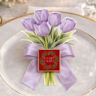Segnaposti Tulipani Personalizzati per il tuo evento! 15x9 cm (MINIMO 20PZ)