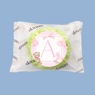 Donuts Incartate Personalizzati con iniziali (MINIMO 18PZ)