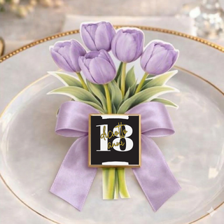 Segnaposti Tulipani Personalizzati per il tuo evento! 15x9 cm (MINIMO 20PZ)