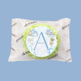 Donuts Incartate Personalizzati con iniziali (MINIMO 18PZ)
