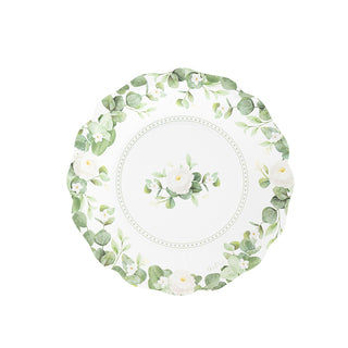 New Liberty Romantic Green Medium Plates - 8 pieces