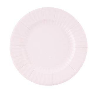 Large Lavender Round Plates - 8 pieces