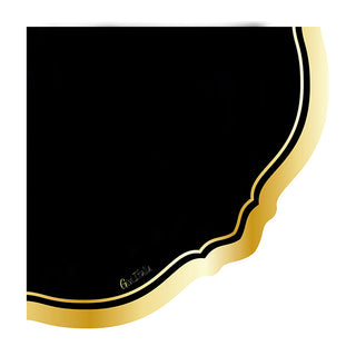 New Liberty Black and Gold Napkins - 16 pieces