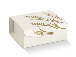 Scatole Scotton - Scatola Gift Spiga Dorata 10pz - 70x70x30