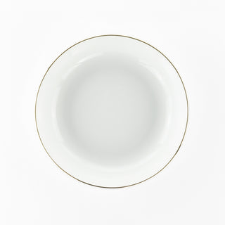 Weissestal Milano - Piatto Fondo Onix White Gold Line - 20,5 cm