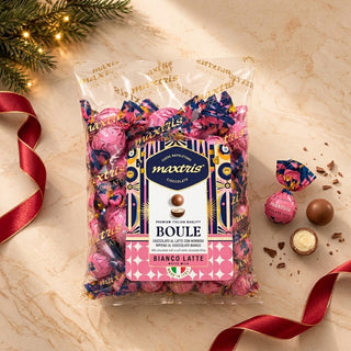 Cioccolato Maxtris - Bag Boule Bianco Latte Senza Glutine - 1kg