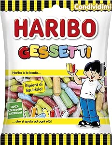 Haribo Craies Colorées Réglisse 150gr