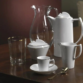 Weissestal Milano - Set 6 Tazzine Caffè con Piattini - Venus Gold Line