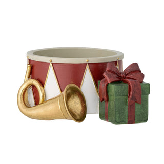 Bloomingville - Portacandele Natalizio Tamburo