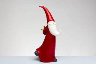 Babbomatto Statue Père Noël avec étoile 18 cm