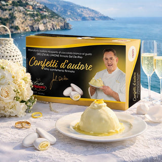 Confetti Crispo - Ciocomandorla Delizia al Limone Sal De Riso Bianco - 1Kg