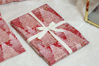 Baratti - Tovaglia Stampata Abeti Natale - CM140X200 (SCEGLI IL COLORE)