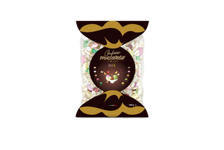 Confetti Maxtris - Busta Ciocomandorla Twist Mix Colorati ai Gusti Assortiti Senza Glutine - 1kg