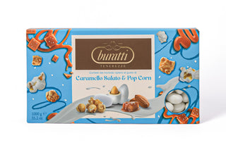 Buratti - Ciocomandorla Tenerezze Caramello Salato e PopCorn - 1Kg NOVITA' 2026!!!