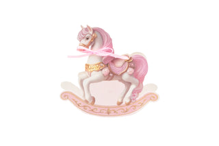 Spacco - Scatola Portaconfetti Cavallo a Dondolo Rosa (Confezione da 20pz)