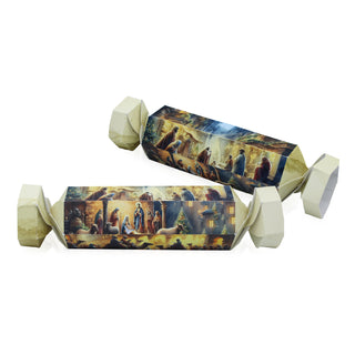 Orefice - Caramella Natalizia Natività con Mosaico Presepe - 100g