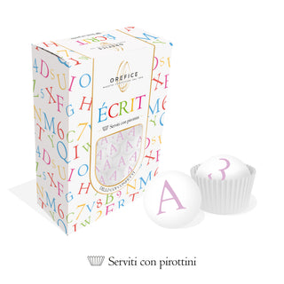 Orefice - Confetti Lettere Rosa ai Cereali Pirottini inclusi - 200g NOVITA'!!! DISPONIBILI DAL 12 MAGGIO