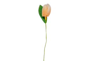 Baratti - Fiore Tulipano Con Foglia 2.5x3cm 36pz (SCEGLI IL COLORE)