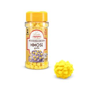 Crispo - Mimose di Zucchero Gialle in Barattolino - 60g