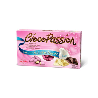 Crispo CiocoPassion - Confetti di Cioccolato a latte e bianco Rosa - 1Kg
