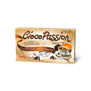 Crispo CiocoPassion - Confetti al Cioccolato al latte ripieni di crema al Caffè - 1Kg