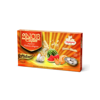 Crispo Snob - Confetti alla Mandorla Ricoperto di Cioccolato bianco al gusto Melone e Anguria Bianchi - 500g