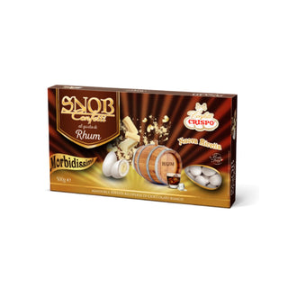 Crispo Snob - Confetti alla Mandorla Ricoperto di Cioccolato bianco Gusto Rhum - 500g