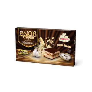 Crispo Snob - Confetti alla Mandorla Ricoperto di Cioccolato bianco Gusto Tiramisù - 500g