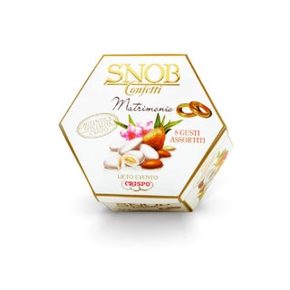 Crispo Lieto Evento - Snob Incartati 8 Gusti Assortiti Bianchi - 500g