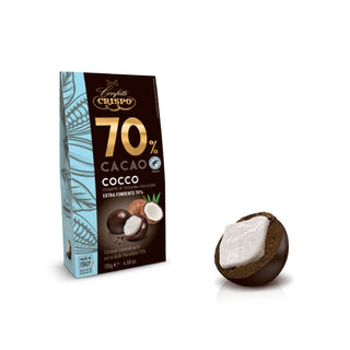 Crispo - Frutta Candita - Cocco ricoperto Cacao 70% - 130g