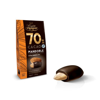 Crispo - Frutta Candita - Mandorle ricoperti Cacao 70% - 130g