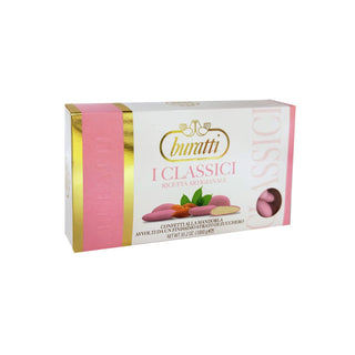 Buratti - Confetti alla Mandorla Intera Pelata Rosa - 1Kg (DISPONIBILI DAL 10 NOVEMBRE)