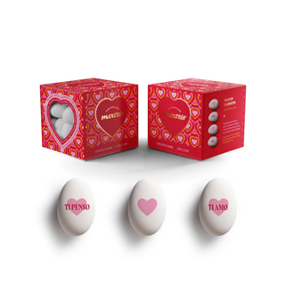 Maxtris San Valentino - Confetti Ciocomandorla con Frasi d'Amore - 200g