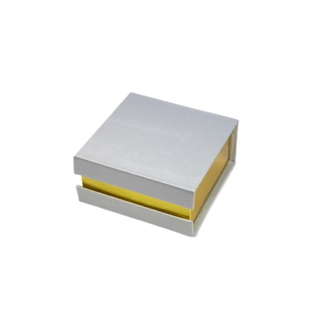 Baratti - Scatola Quadrata Raso Bianca - 10x10x4