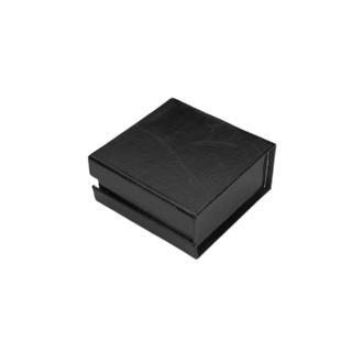 Baratti - Scatola Quadrata Raso Nero - 10x10x4