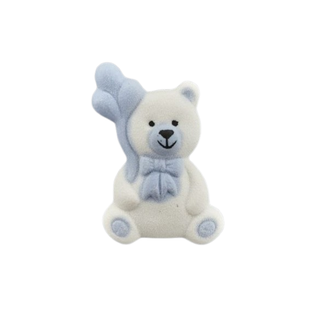 Magnete Orsetto Azzurro Celeste con Palloncini 5,5cm