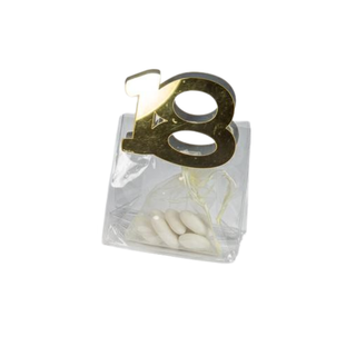 Baratti - Borsetta PVC 18 Plex Oro 6pz - 6x5x13