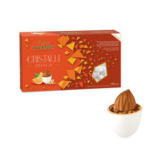 Maxtris – Ciocomandorla Cristalli all’Arancia con Cioccolato al Latte e Gianduia - 1kg
