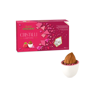 Maxtris – Ciocomandorla Cristalli a Lampone con Cioccolato al Latte e Gianduia - 1kg