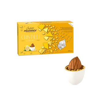 Maxtris – Ciocomandorla Cristalli a Limone con Cioccolato al Latte e Gianduia - 1kg