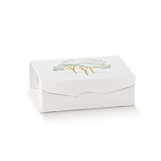 Scotton - Scatolina Gift Intrecci Verdi Alberi 10pz - 8x8x3
