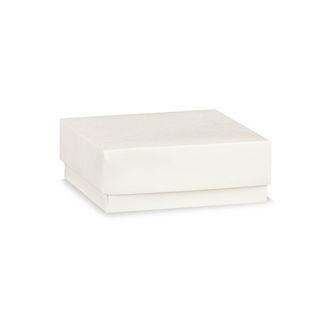 Scotton - Scatola Fondo e Coperchio Fibra Bianco 10pz -  10x10x4,5