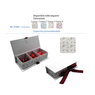 Dieffe - Scatola Degustativa Linea Decor Rif.27 DEC 14x5,5x3 (SCEGLI LA TRAMA)