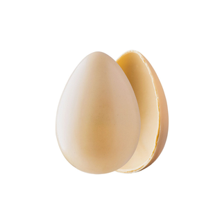 Mr.Sciocco - Uovo di Pasqua Cioccolato BIANCO 100% Vegetale al Cioccolato Bianco 100% Vegetale Senza Latte, Senza Glutine, Senza Soia Vegan Friendly - 300g