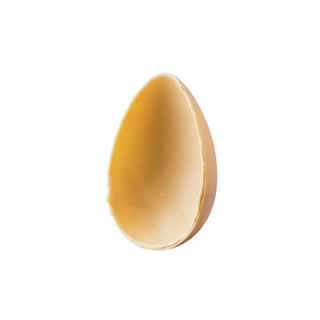 Mr.Sciocco - Uovo di Pasqua Cioccolato BIANCO 100% Vegetale al Cioccolato Bianco 100% Vegetale Senza Latte, Senza Glutine, Senza Soia Vegan Friendly - 300g